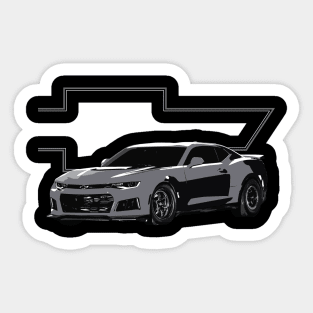 Black 6TH GEN 1LE SS ZL1 Sticker